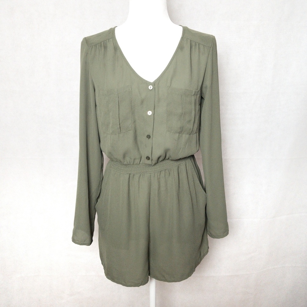 NWT Olive Green Romper